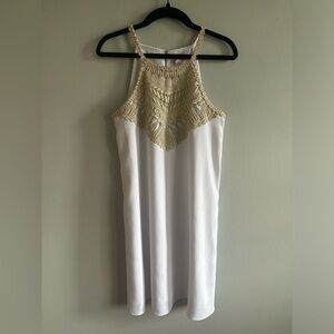 Lilly Pulitzer pearl soft shift dress white & gold 00